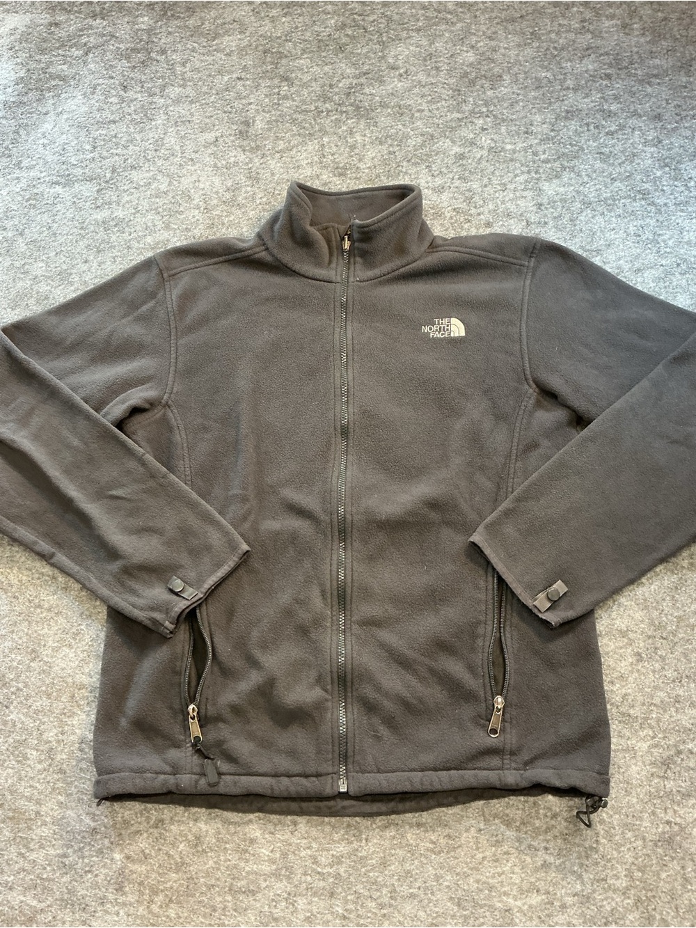 The North Face Gorpcore Full-Zip Fleece Jacket Charcoal Gray Size L